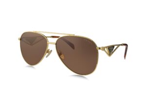 Prada SPR 73ZS 5AK-01T - Aviador gold brown